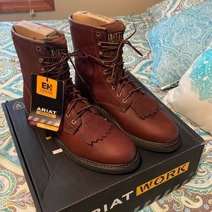 Men’s Ariat work boots size10
